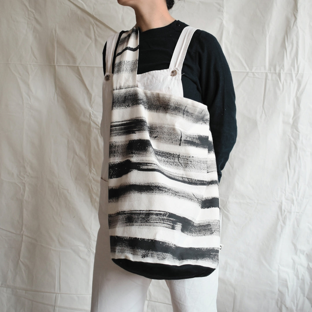Painted bag STRIPE