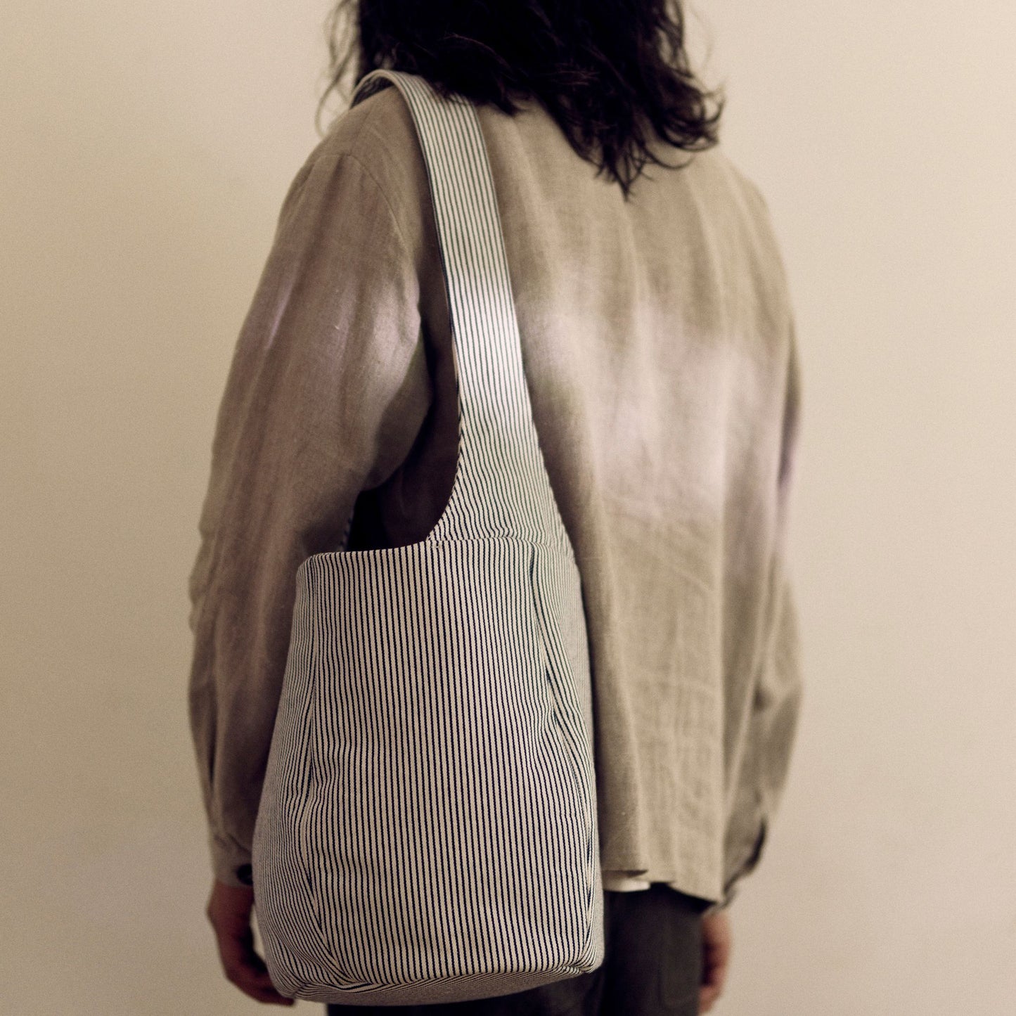 Striped Egg bag