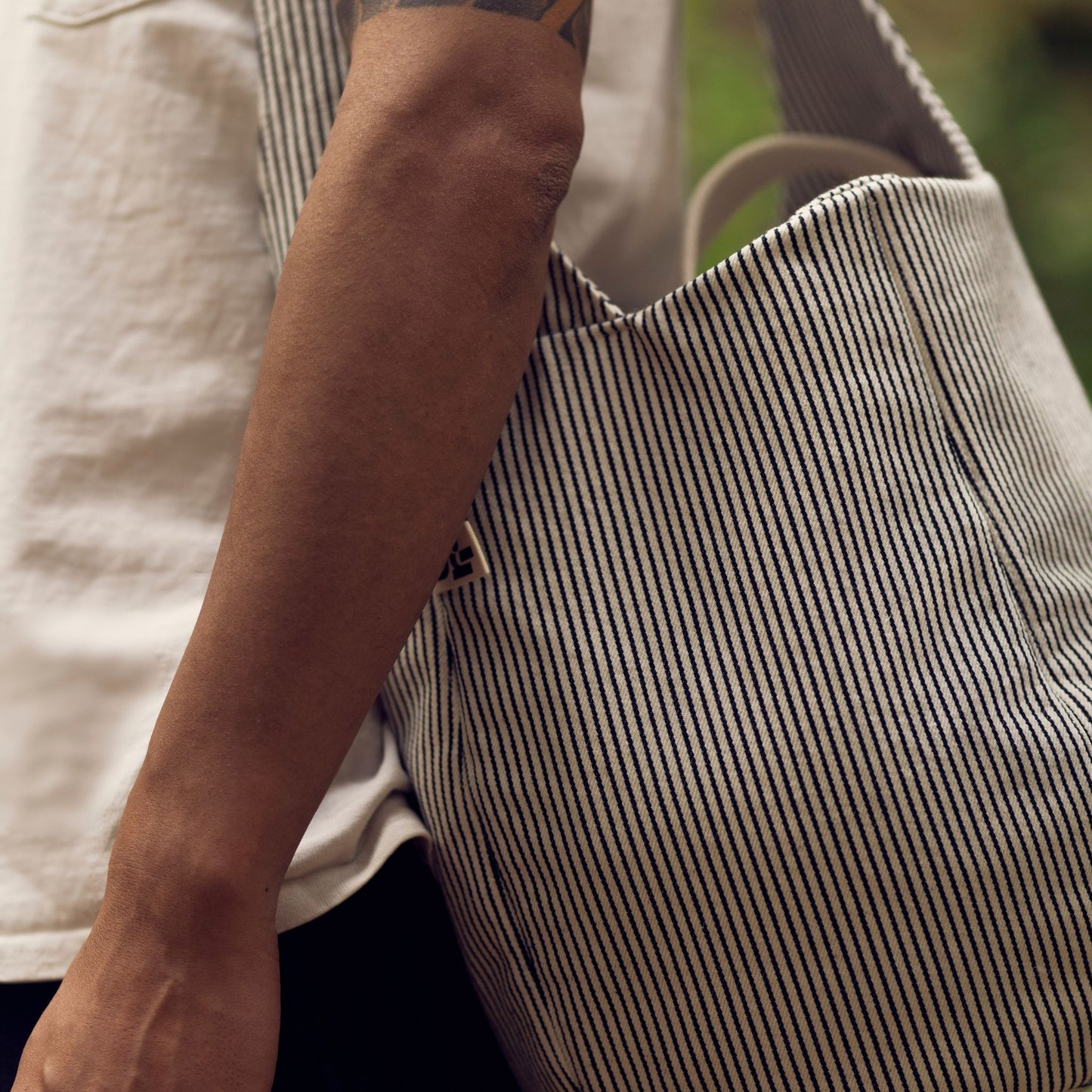 Striped Egg bag
