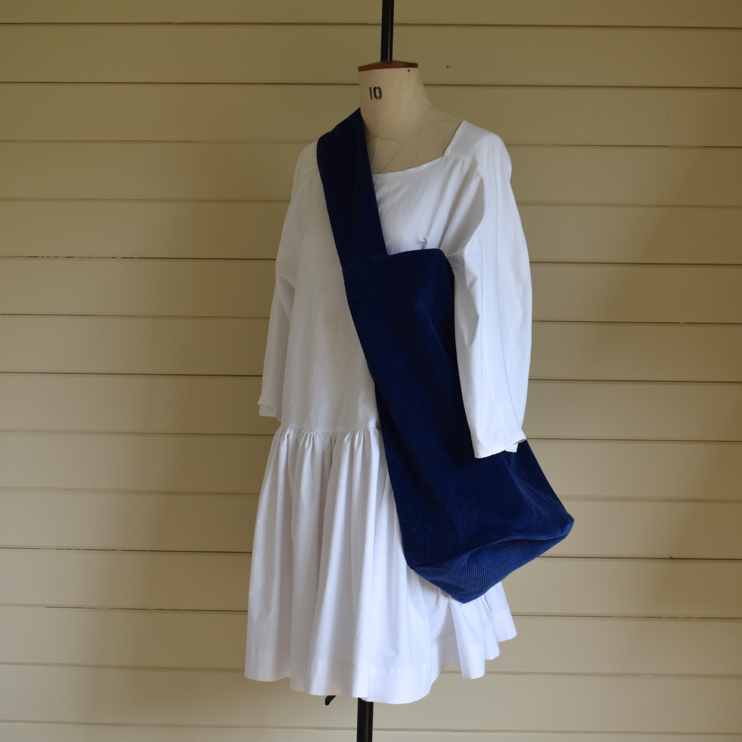 Blue cord big bag
