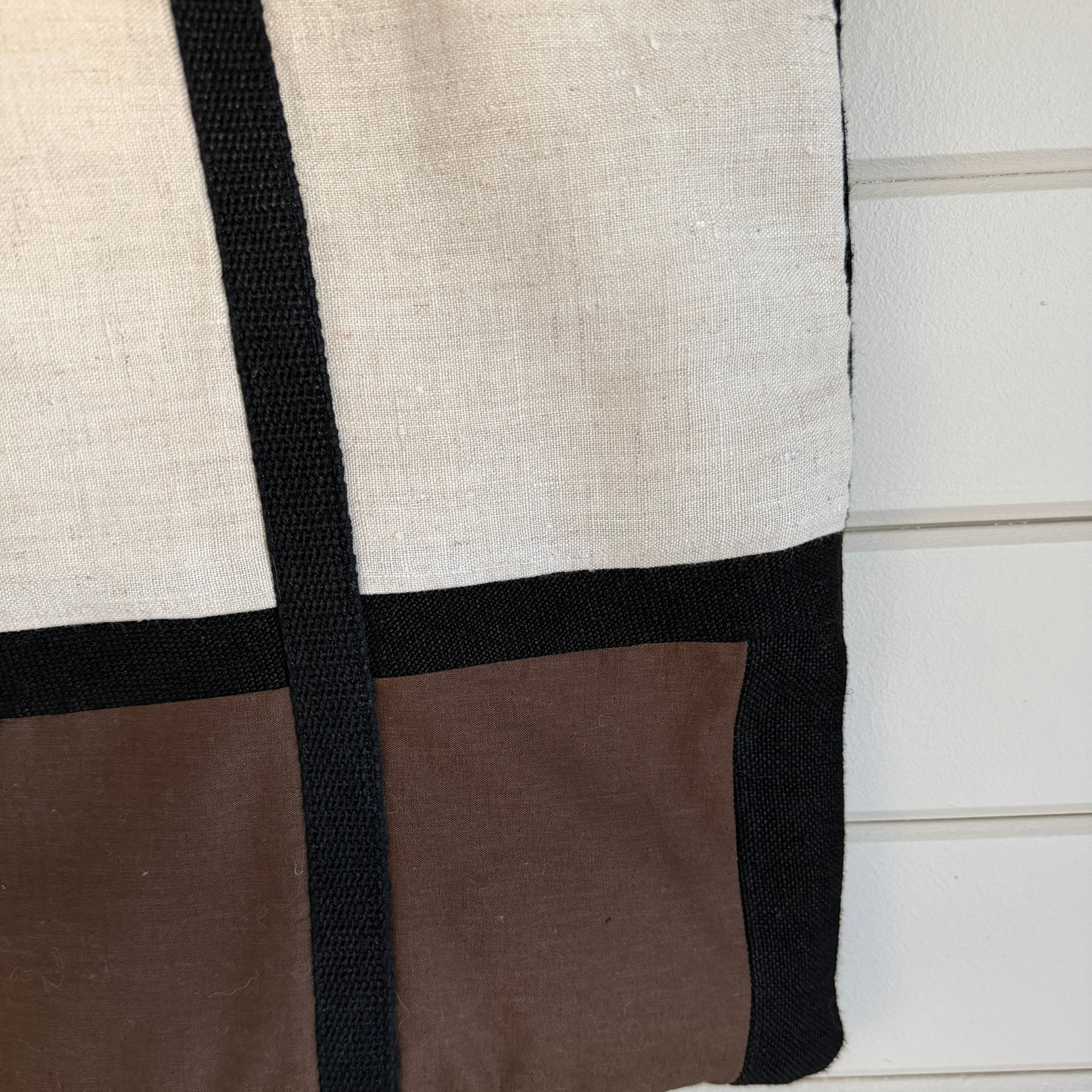 Oversized patchwork bag