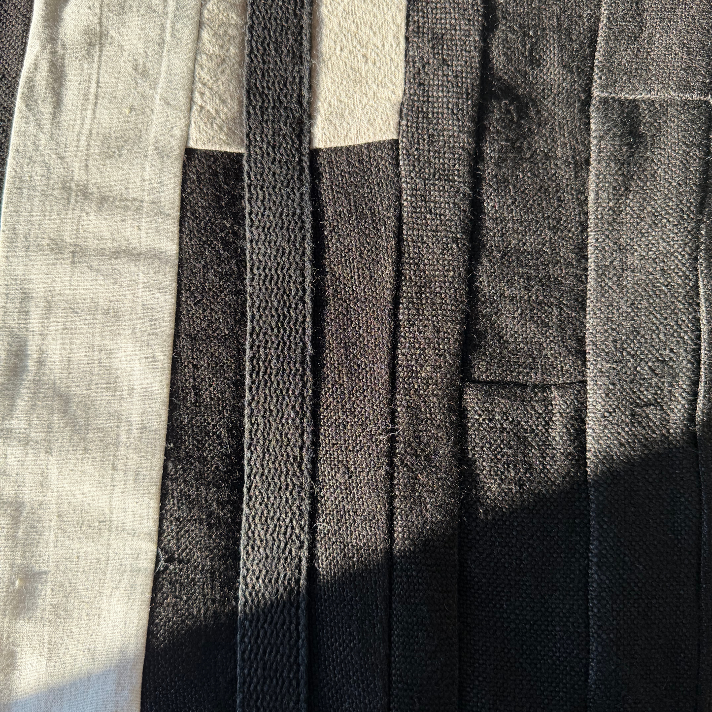 Oversized patchwork bag