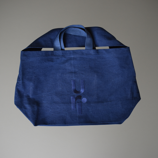 Uri. Oversized. Indigo. Tote bag.