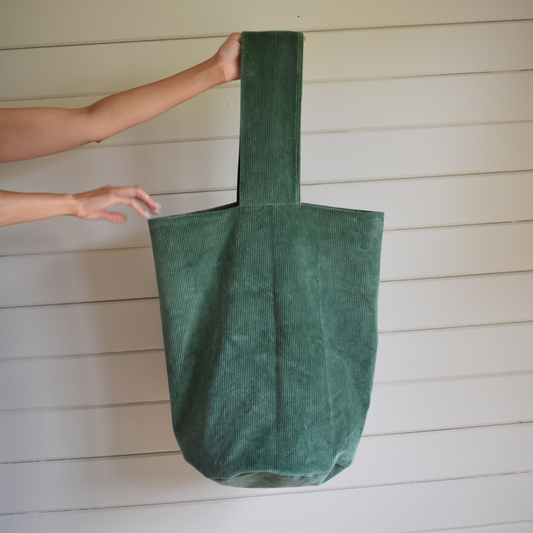 Green cord big bag